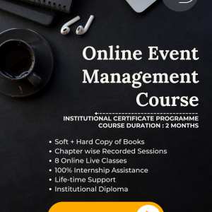 Online Certificate in Event Management (2 months)